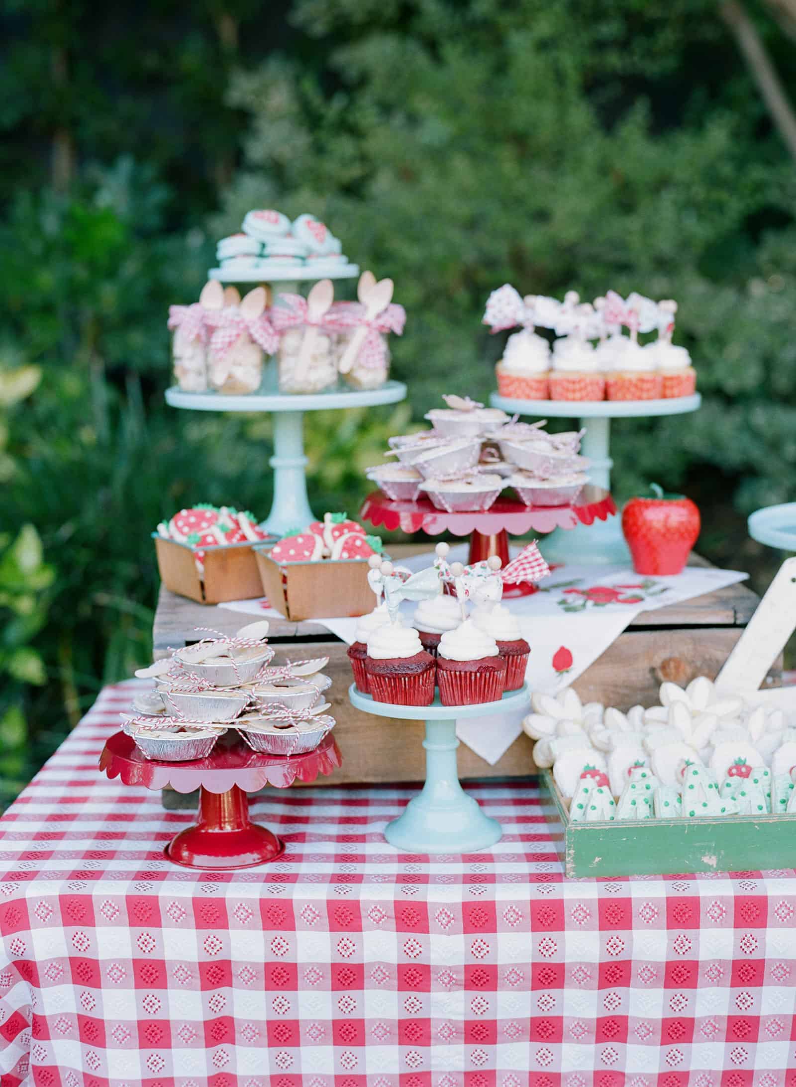 Strawberry Sweet - A Birthday Celebration by Tiffani Thiessen. Photos by Elizabeth Messina