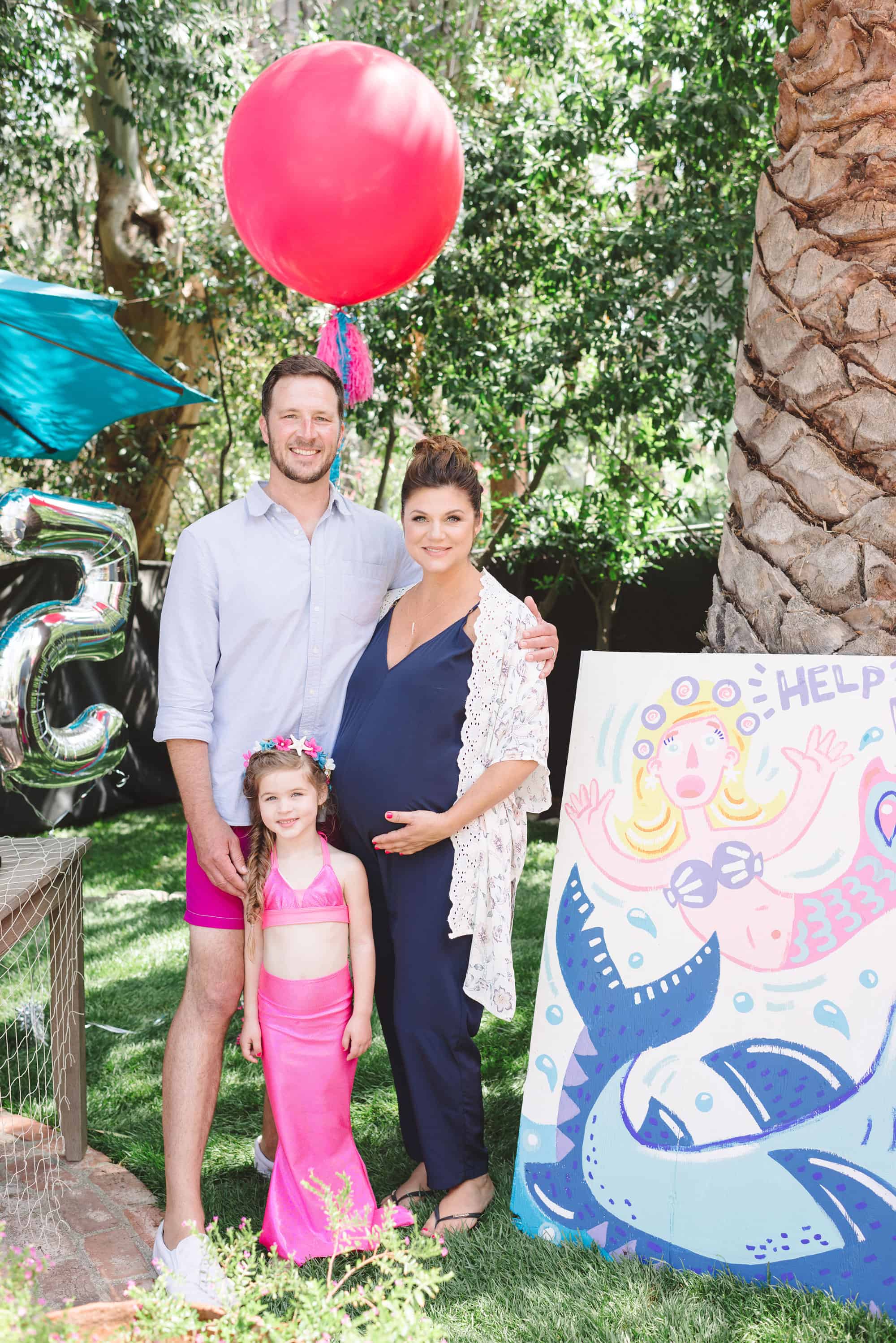 Fins & Tales • Harper turns 5 by Tiffani Thiessen • Photography by Rebecca Sanabria 