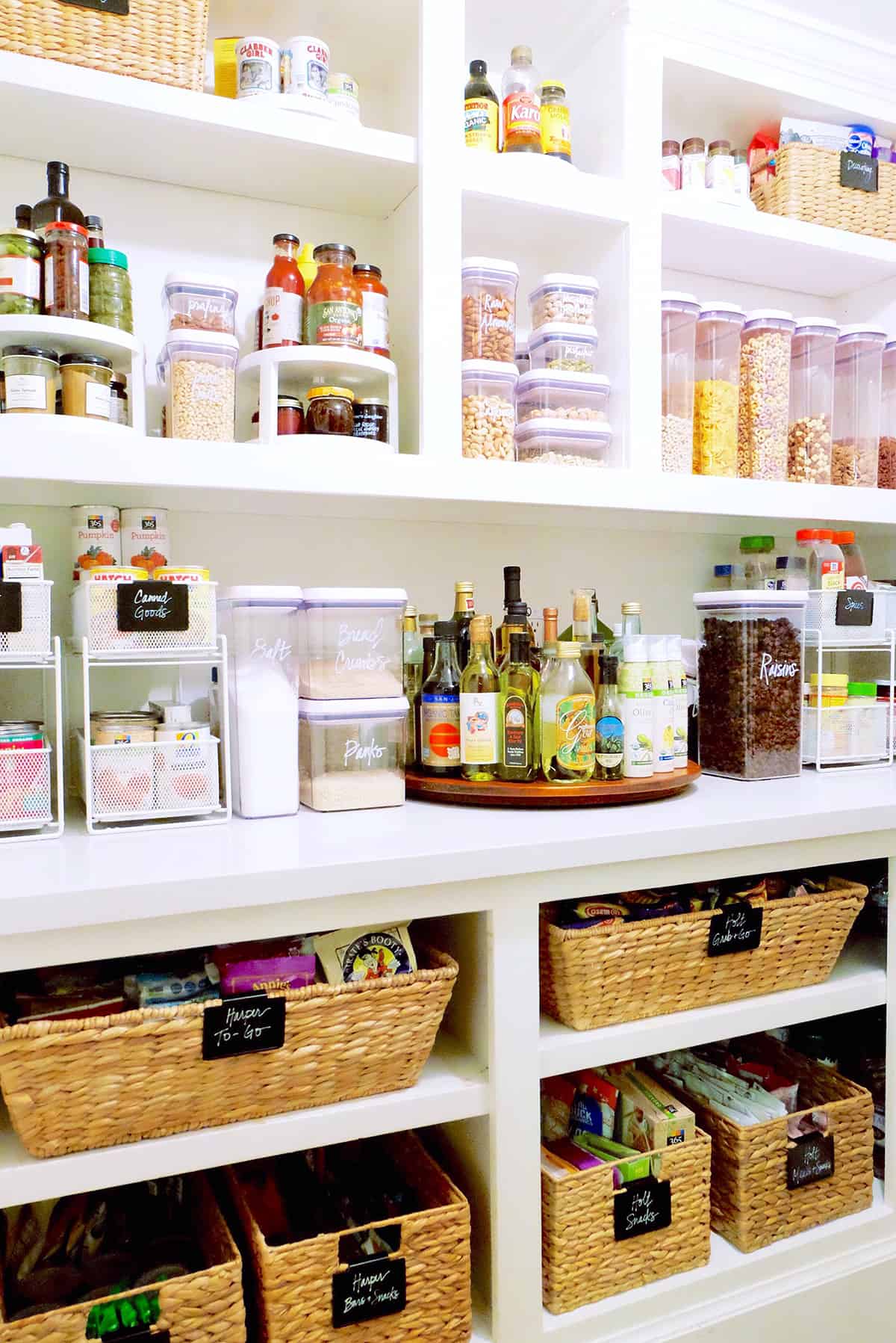 Colorful Pantry Organization Inspired by The Home Edit - Freshly Fuji