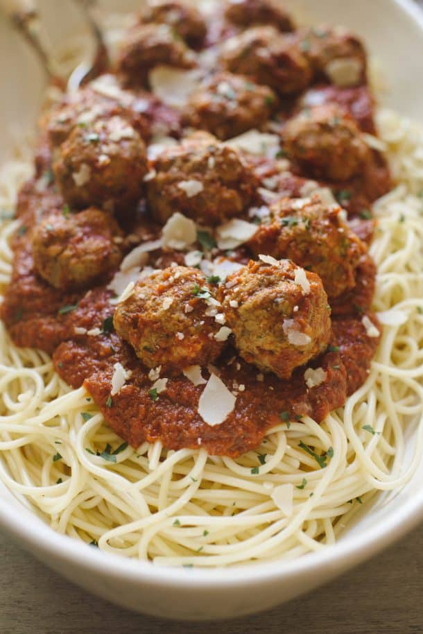Spaghetti & Meatballs - Tiffani Thiessen
