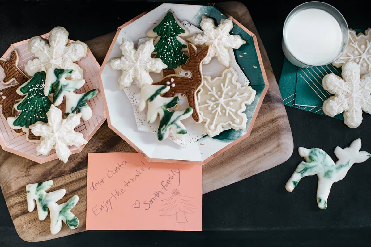 Christmas cookies by Jenny Keller and Tiffani Thiessen