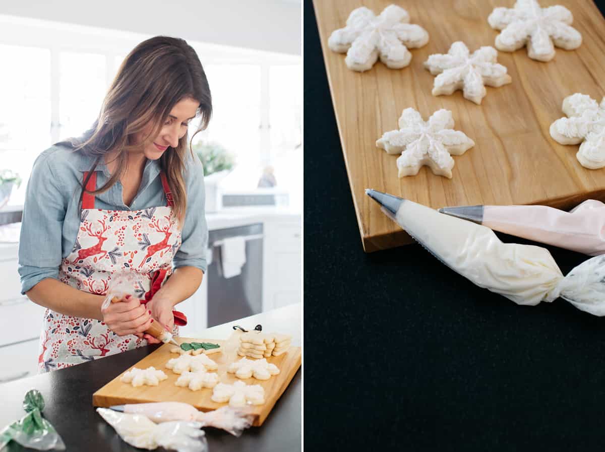 Christmas cookies by Jenny Keller and Tiffani Thiessen