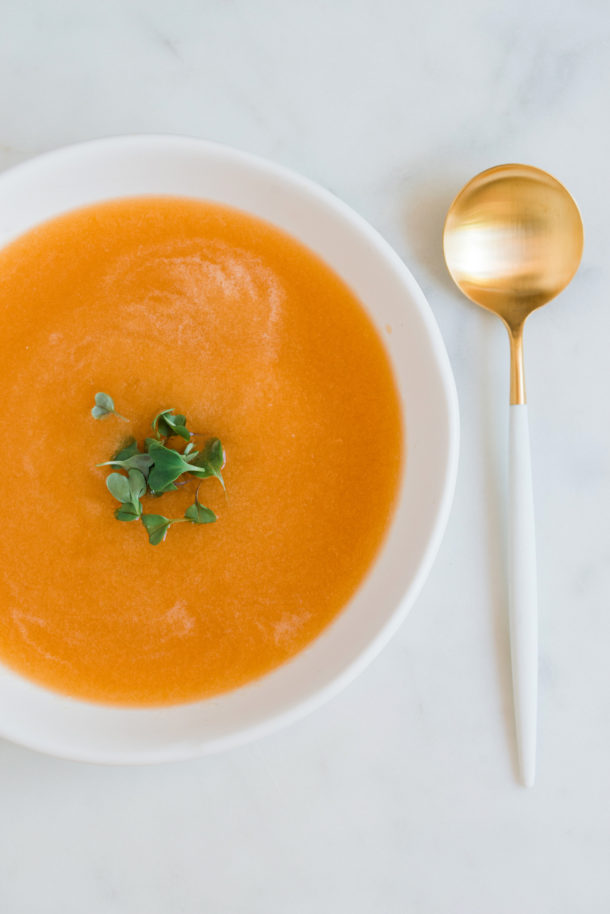 Melon Gazpacho Tiffani Thiessen